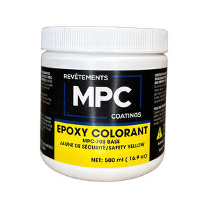 Bright Yellow Epoxy Colorant for Enhancing Visibility.