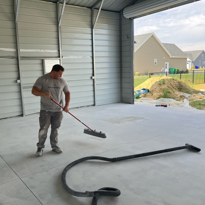 Proper surface preparation for epoxy resin application by CreteKote Supply Co.